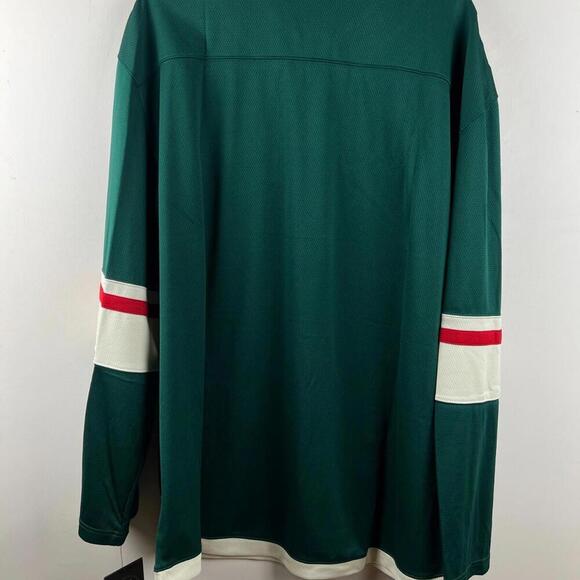 Minnesota Wild Fanatics Breakaway NHL Jersey Men’s 2XL Green Blank 2024 NWT - Picture 3 of 8
